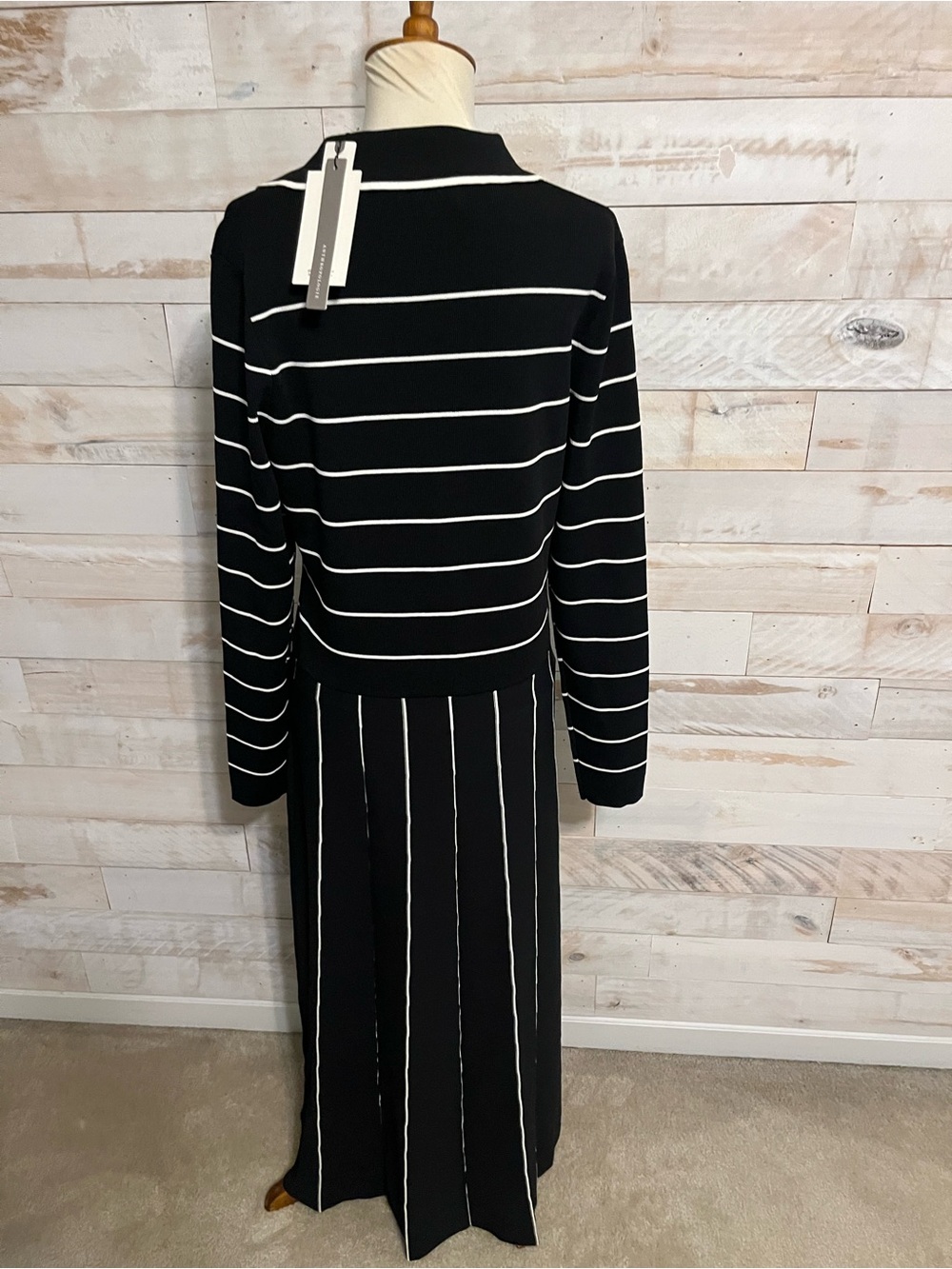 NWT Anthropologie size L long sleeve A-line midi dress by Siempre x - Picture 8 of 13
